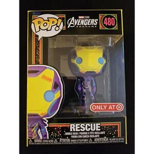 Funko POP! Marvel: Black Light Iron Man #649 Target Exclusive